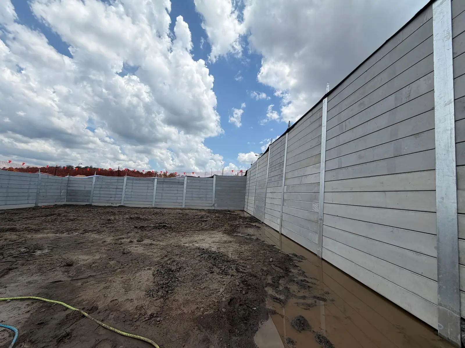 Completed SuperSleeper retaining wall in Brisbane