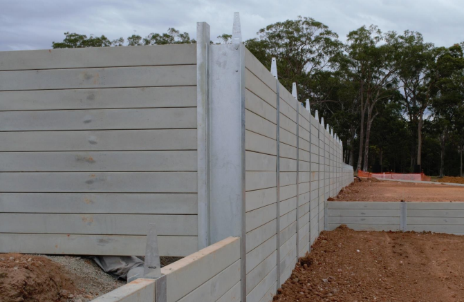 Concrete Sleeper Wall in Brisbane